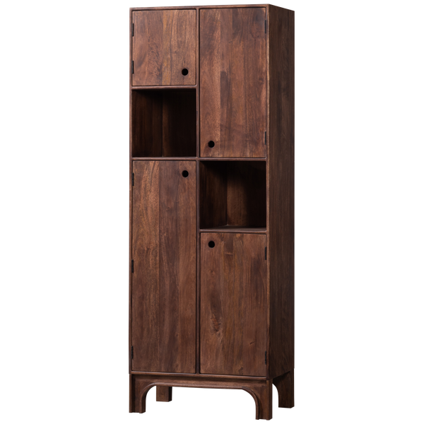 Image of STAES STORAGE CABINET MANGO WOOD WALNUT