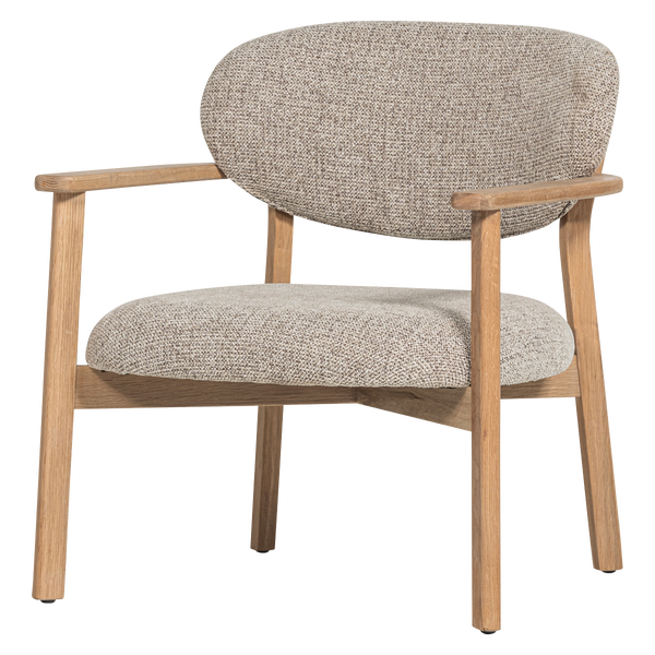 Image of UDAR ARMCHAIR NATURAL WITH WOODEN FRAME NATURAL