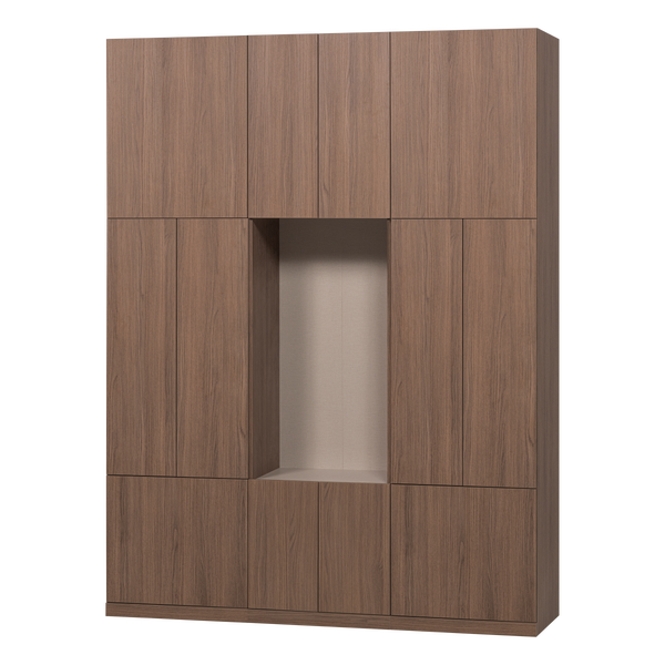 Image of BUILD WALL CABINET COMBINATION 162CM OAK DECOR BROWN [fsc]