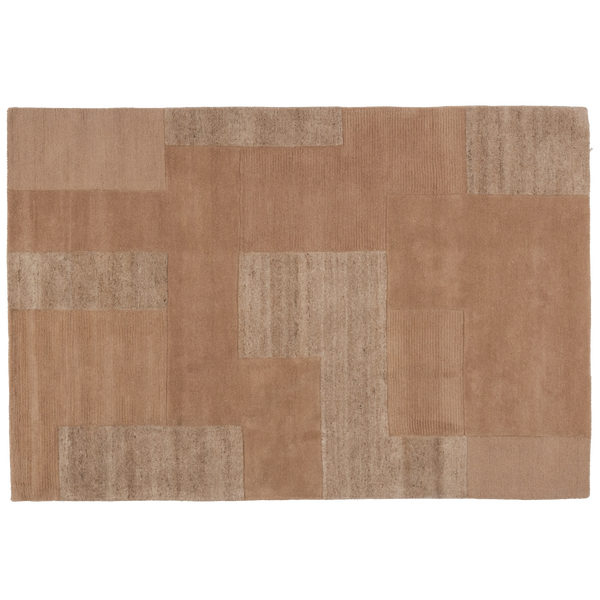 Image of NOVEN HANDWOVEN RUG WOOL/COTTON SAND 170x240CM