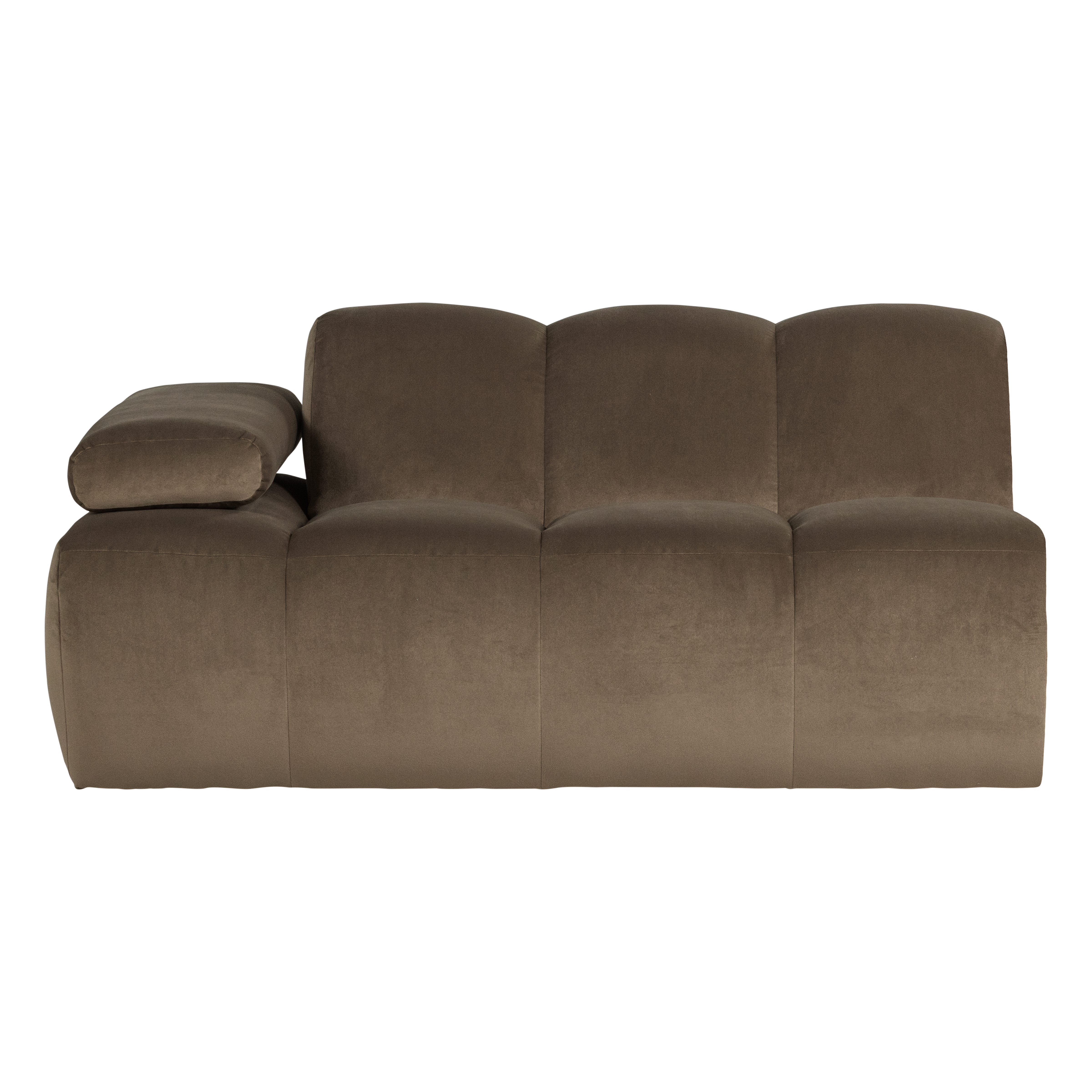 1,5-Sitzer Element mit Arm links