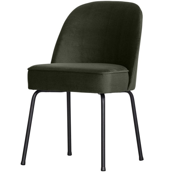 Image of VOGUE DINING CHAIR VELVET DARK GREEN