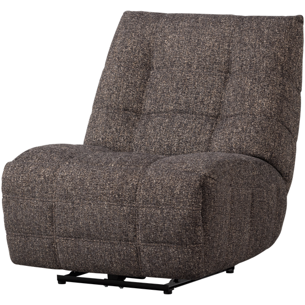Image of HEIN RECLINER ELECTRIC MELANGE ANTHRACITE/BRAUN
