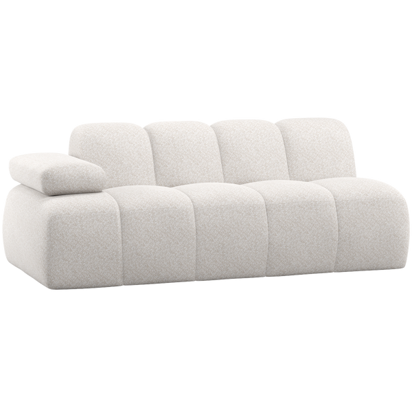 Image of MOJO 2-SEATER ELEMENT ARM LEFT WOOLLY ECRU