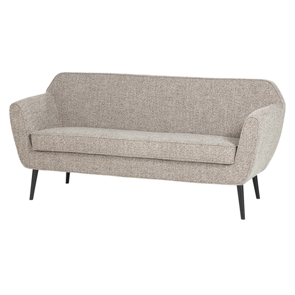 Afbeelding van ROCCO BANK 150 CM GEWEVEN STOF BRUIN MELANGE [fsc]