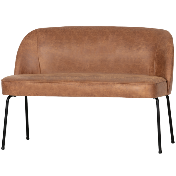 Image of VOGUE DINING BENCH LEATHER COGNAC