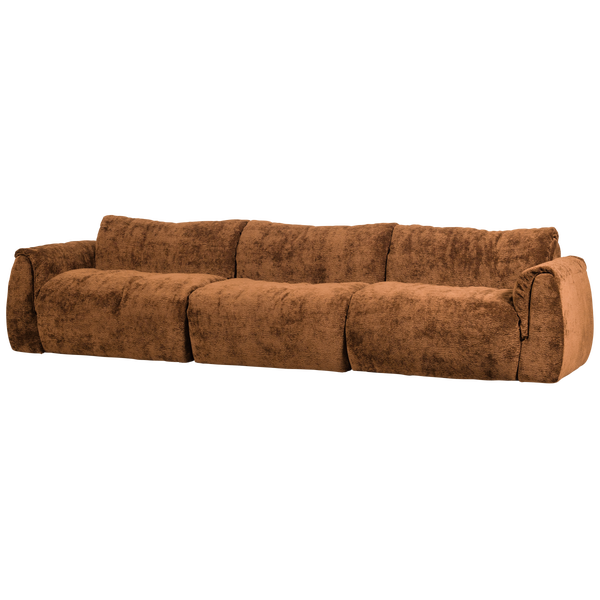 Image of BAGGY 3-SEATER 3D CHENILLE MID BROWN