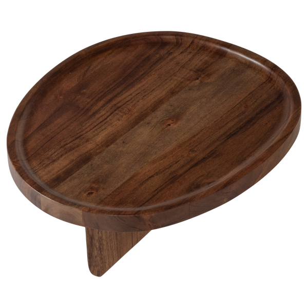 Afbeelding van NARO DIENBLADTAFEL MANGOHOUT BRUIN