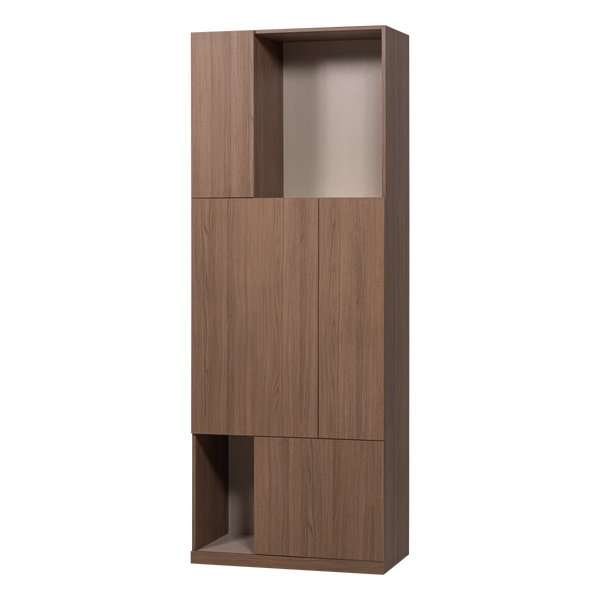 Image de BUILD ARMOIRE RANGEMENT 80 CM DECOR CHÊNE BRUN [fsc]