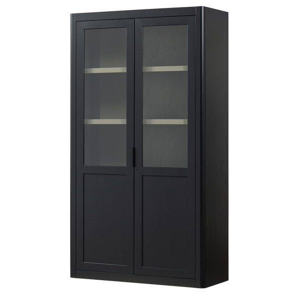 Image de GUNNAR BUFFET EN PIN MAT NOIR/MUD [fsc]