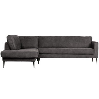 Image of CREW CORNER SOFA LEFT DARK GREY