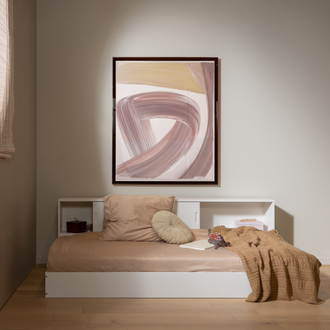 Image of CARTER BED PINE WHITE 90x200CM [fsc]