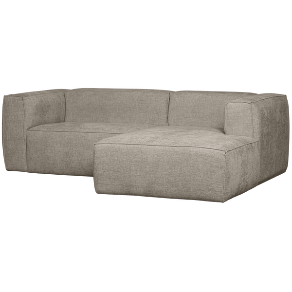 Image of BEAN CHAISE LONGUE RIGHT HEFTY MELANGE TRAVERTIN