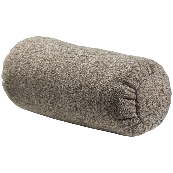 Afbeelding van BAGGY ROLKUSSEN 50XØ23 CM GEWEVEN STOF BRUIN MELANGE