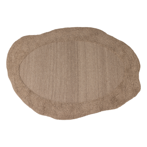 Image de MILIO ORGANIQUE TAPIS 170X240 CM LAINE/COTON SABLE