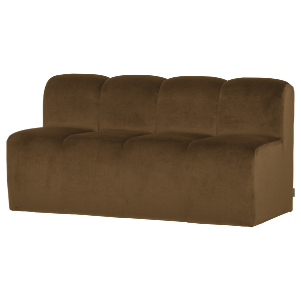 Image of MOJO DINING BENCH 164 CM WITH BACKREST HONEY YELLOW [fsc]