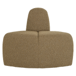 Banc à manger coin rond dossier