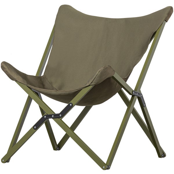 Image of LAZY AFTERNOON FOLDING GARDEN CHAIR CAMOUFLAGE GREEN