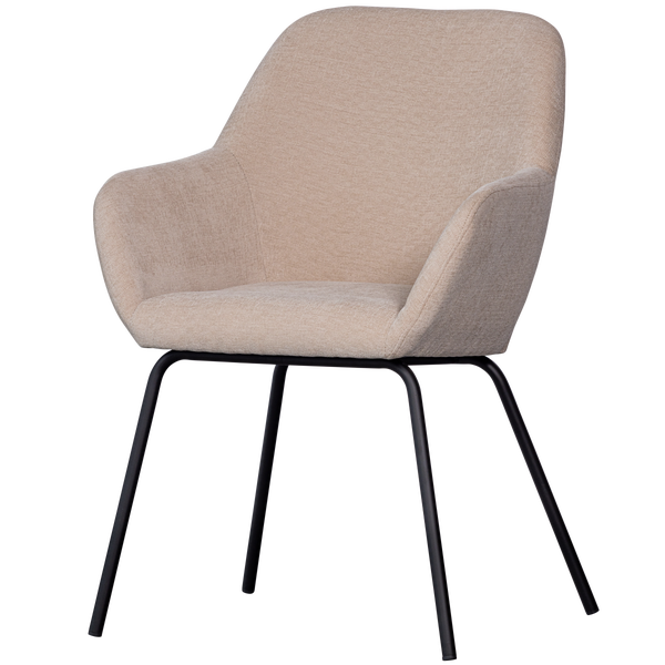 Image of VOS DINING CHAIR WOVEN FABRIC SAND