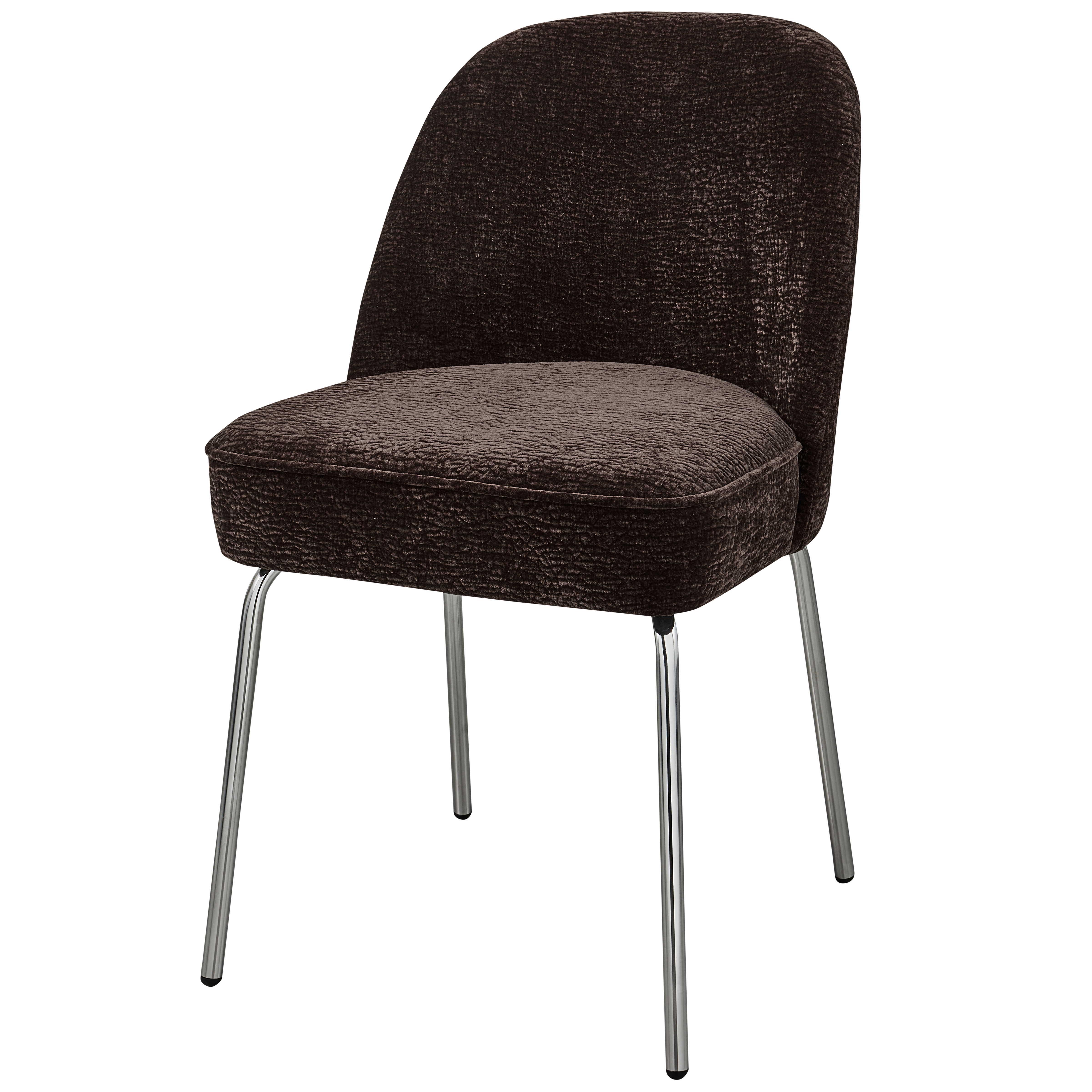 800816-DBC-02_VS_BP_Vogue_eetkamerstoel_3D_chenille_donker_bruin_chrome_poot_SA.png?auto=webp&format=png&width=1500&height=1500
