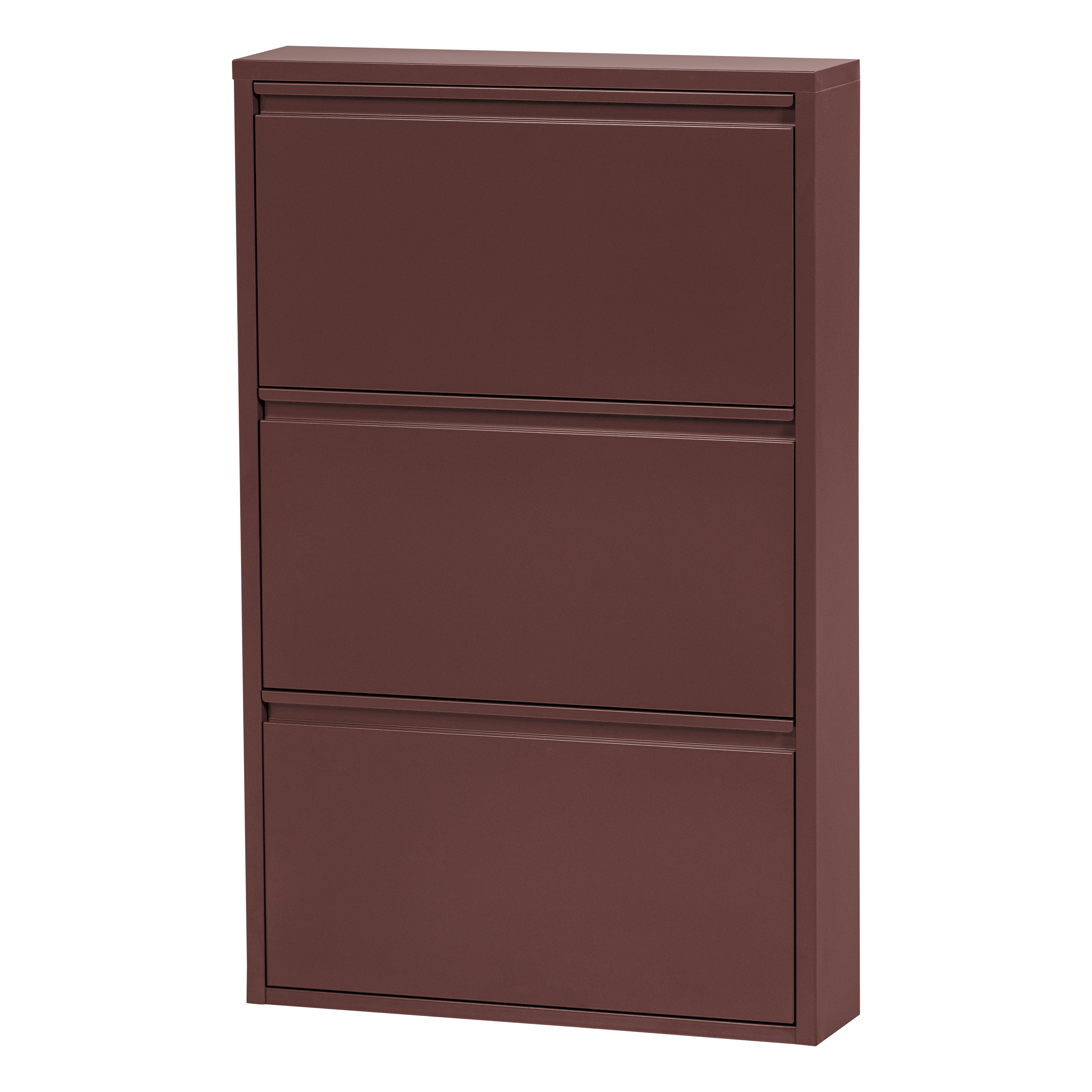 374062-O_01_VS_Sabine_3-vaks_schoenenkast_metaal_bordeauxrood_FA.png?auto=webp&format=png&width=1500&height=1500