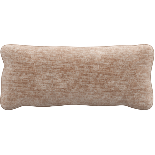 Image of BEAN CUSHION CHENILLE VELVET NATURAL