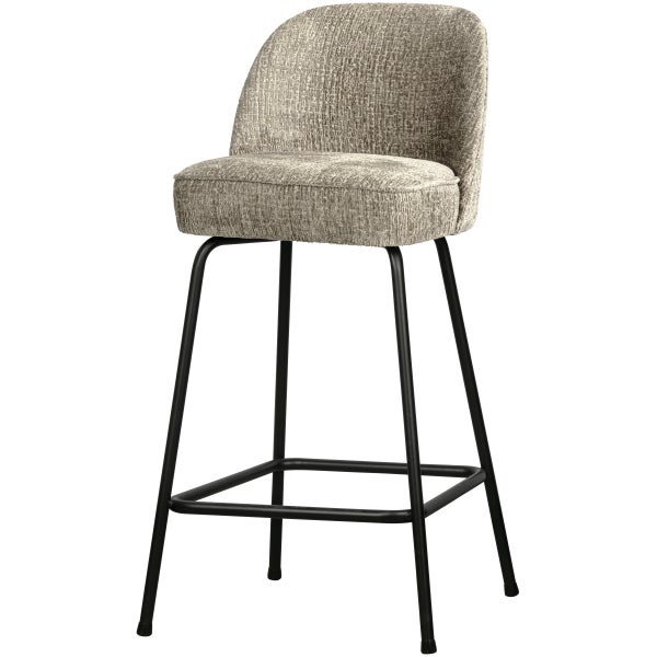 Image of VOGUE BARSTOOL 65CM STRUCTURE VELVET WHEATFIELD