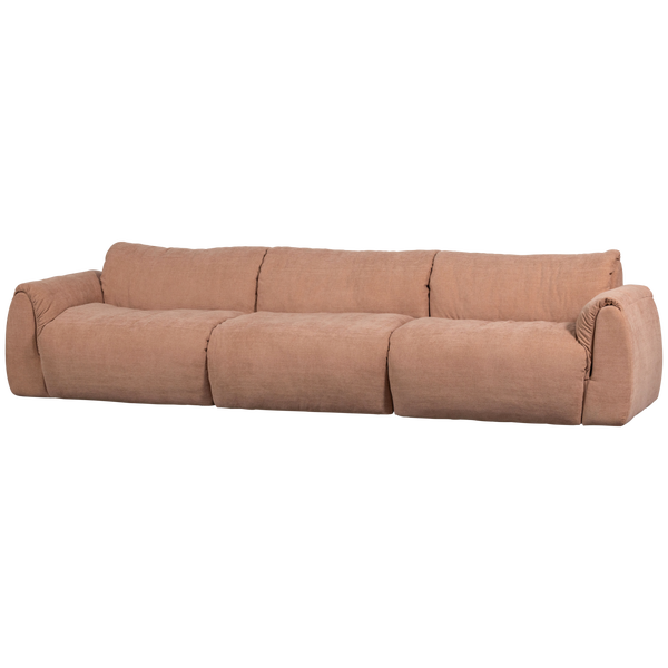 Image of BAGGY 3-SEATER WOVEN CHENILLE OLD PINK