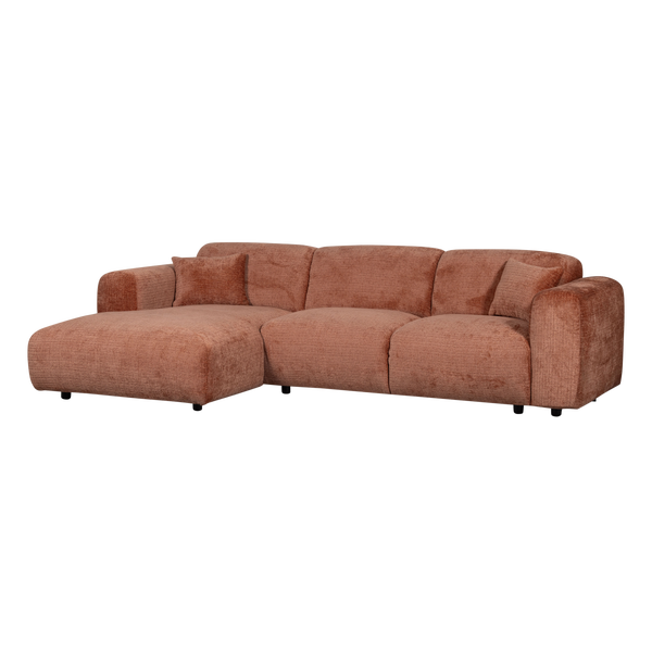 Afbeelding van CLOUD CHAISE LONGUE BANK LINKS CHENILLE TERRA [fsc]