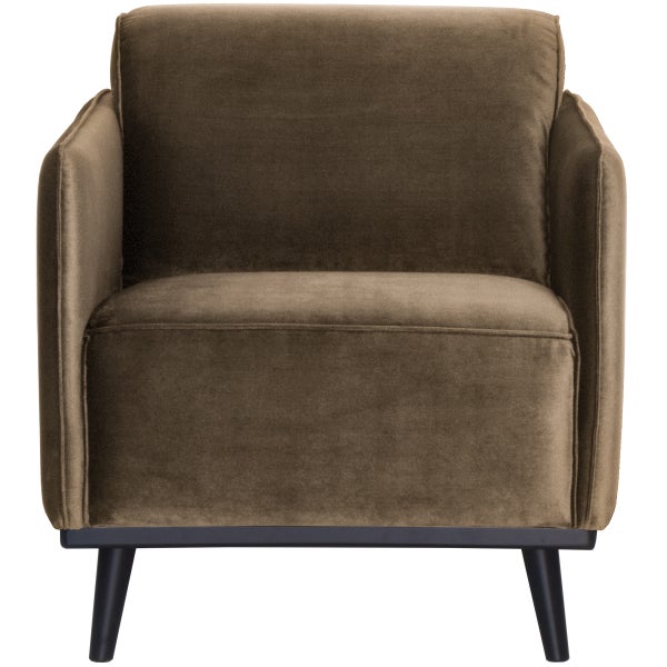 Afbeelding van STATEMENT FAUTEUIL MET ARM VELVET TAUPE