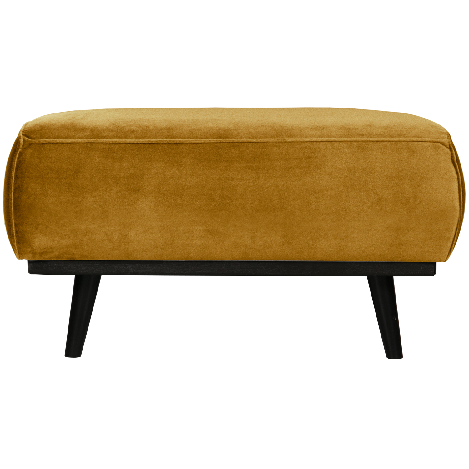 BePureHome Statement Hocker - Fluweel Honinggeel - 40x80x55 - BePureHome Statement Hocker - Fluweel Honinggeel - 40x80x55 -