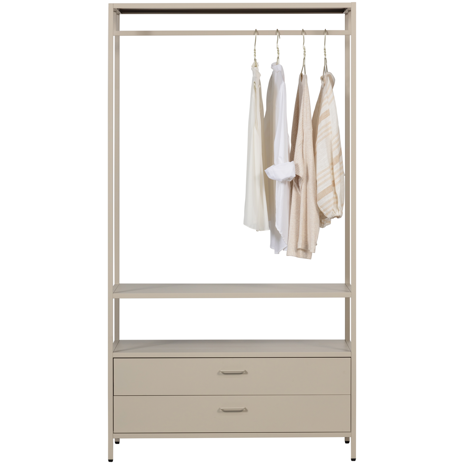 377628-Z-02_VS_FA_Ferris_open_kledingkast_100cm_metaal_zand_F1.png?auto=webp&format=png&width=1500&height=1500
