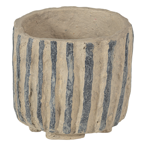 Afbeelding van KARO DECORATIE POT PAPIER MACHE ZAND