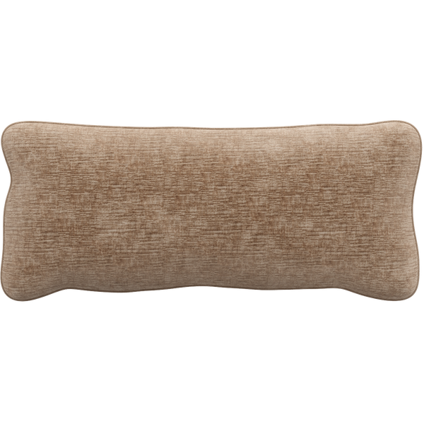 Image of BEAN CUSHION CHENILLE VELVET PEACH PINK