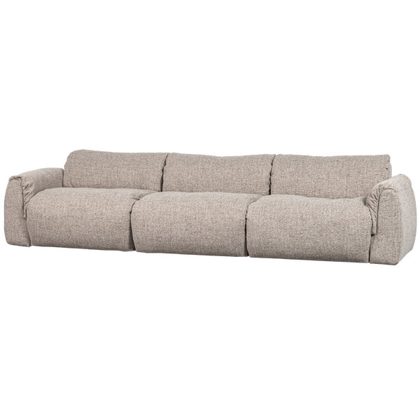 Image of BAGGY 3-SEATER WOVEN FABRIC NATURAL MELANGE