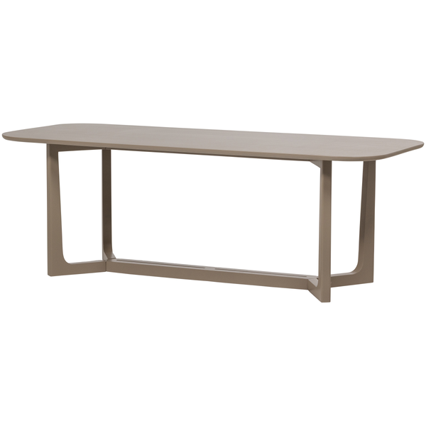 Image of FERION DINING TABLE MANGO WOOD MUD 240X90 CM