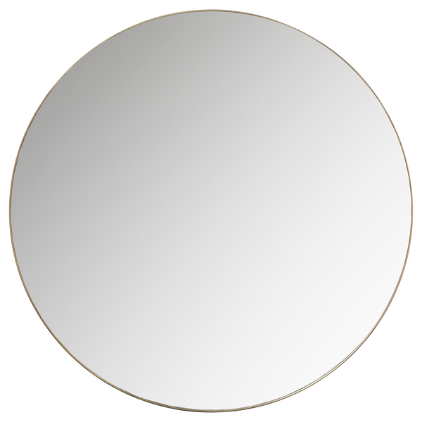 Image de DOUTZEN MIROIR ROND Ø115 CM MÉTAL GOLD