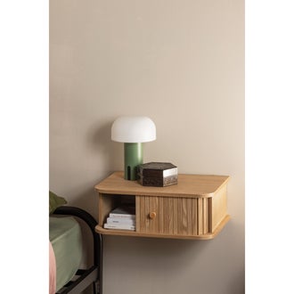 Image of JENA HANGING NIGHTSTAND LEFT/RIGHT WOOD NATURAL