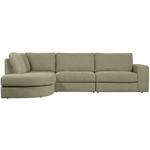 Canapé d'angle arrondie à gauche