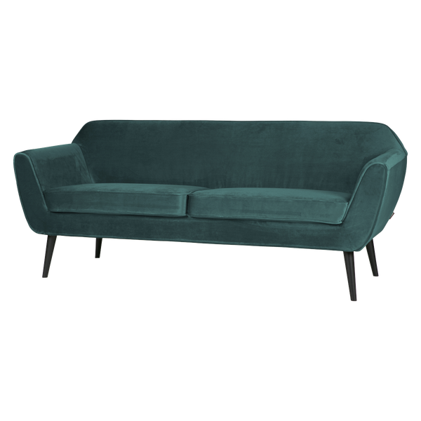 Afbeelding van ROCCO BANK 187 CM VELVET GROENBLAUW