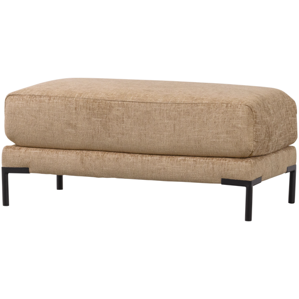 Image of COUPLE POUF 50CM BUTTER MELANGE