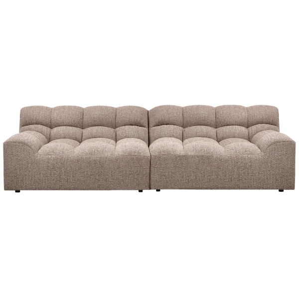 Image of ALLURE 3-SEATER WOVEN BROWN MELANGE