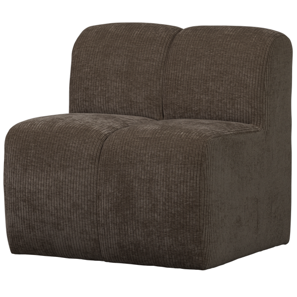 Image de MOJO BANC À MANGER 84CM AVEC DOSSIER TISSU CÔTELÉ TISSÉ MAR