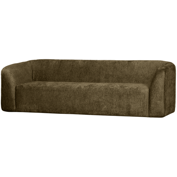 Image of SLOPING 3-SEATER SOFA STRUCTURE VELVET BONSAI
