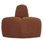 Essbank eck rund mit rückenlehne