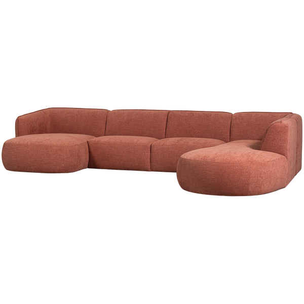 Image of POLLY SOFA U-SHAPE RIGHT PINK