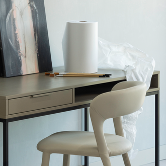 Image of NOBLE DINING CHAIR LEATHERLOOK BEIGE