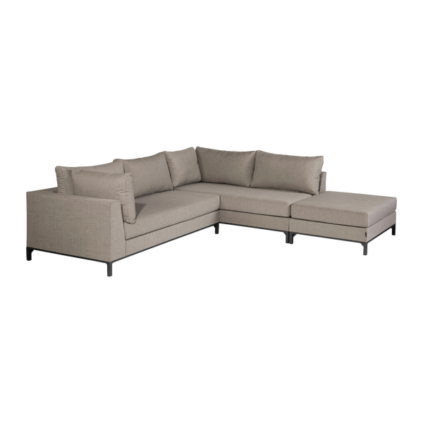 Image of SICILIË LOUNGE SET GARDEN RIGHT TAUPE