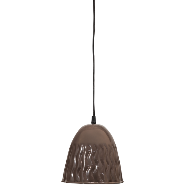 Image of ARLESO HANGING LAMP METAL DARK BROWN