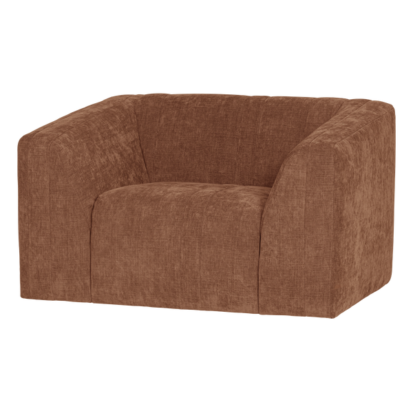 Afbeelding van OMAIRE FAUTEUIL CHENILLE ROESTBRUIN [fsc]